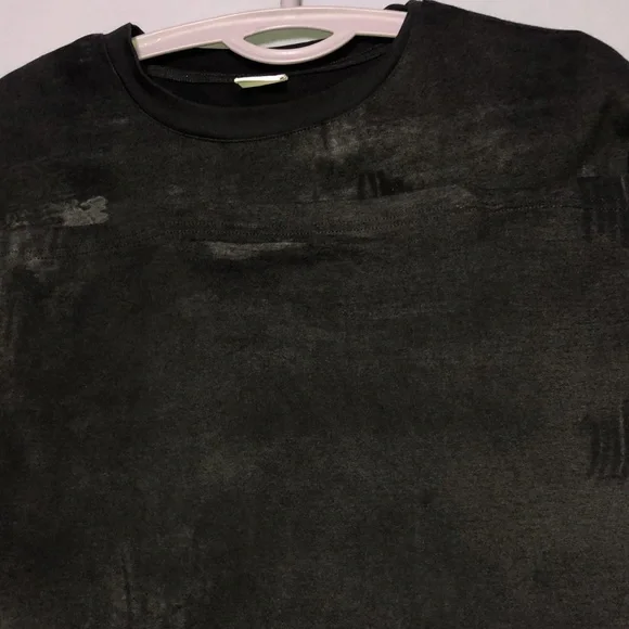 Men's black short-sleeved T-shirt - Picture 9 of 12